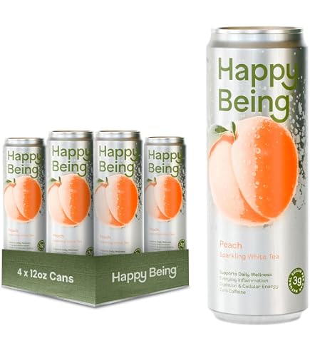 Amazon.com : Happy Being Raspberry Lemon Sparkling White Tea